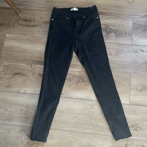 Madewell 9” Mid-Rise Skinny Jeans Black - 29 Tall